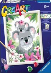 Ravensburger Carte de colorat CreArt pentru copii Koala drăguți (GXP-794083)