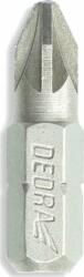 Dedra Pozidriv șurubelniță PZ3x25mm, 3 buc blister (18A01PZ30-03) (18A01PZ30-03) Set capete bit, chei tubulare