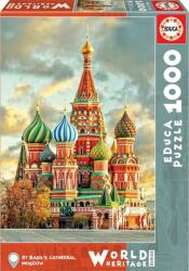 Educa Puzzle Educa - St Basils Cathedral, Moscow , 1000 piese (GXP-675862)