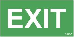 AWEX Logo pictogramă Exit 125 x 250mm (PS28) (PS28)