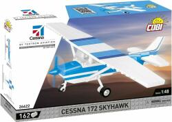 COBI Cessna 172 Skyhawk-fehér-kék, 1: 48, 162 LE (CBCOBI-26622)