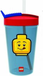 LEGO® LEGO® ICONIC Classic pohár szívószállal - piros/kék (SL40440001)