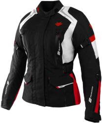 RSA Jachetă de motocicletă pentru femei RSA EXO 2 negru-gri-roșu (RSAEXO2BGR)