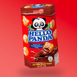 Meiji Hello Panda csokival töltött keksz 42g Szavatossági idő: 2024-05-31