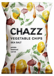 CHAZZ Vegetable Chips tengeri só ízű burgonyachips 75g