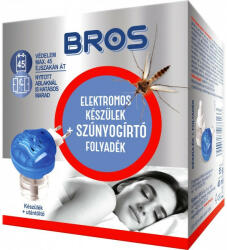 BROS szúnyogírtó elektromos készülék+folyadék 40ml (001258)