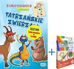 Carte de colorat. . . animale Tatra + creioane colorate (448039)