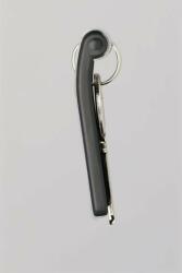  REZISTENT cheie breloc CLIP, negru, pachet de 6 buc (DUR259)