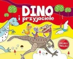 Olesiejuk Colorează, lipește - Dino și prietenii (317270)