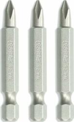 Dedra Phillips șurubelniță set PH1 / 2 / 3x25mm blister (18A07S02) (18A07S02) Set capete bit, chei tubulare