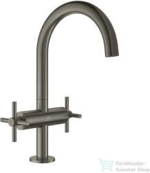GROHE ATRIO L magasított mosdó csaptelep click-clack leeresztővel, Brushed Hard Graphite 21144AL0 (21144AL0)