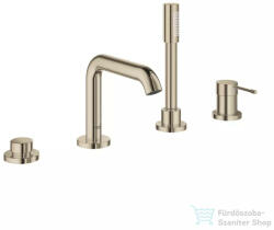 GROHE ESSENCE 4 üléses kádtöltő csaptelep zuhanyszettel, alaptest nélkül, nikkel 25251BE1 (25251BE1)