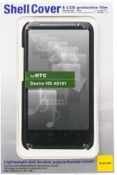 Elecom Husă Elecom Shell și folie HTC Desire HD, neagră 12523 (12523)