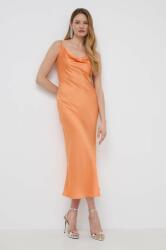 GUESS ruha AKILINA narancssárga, maxi, egyenes, W3GK85 WD8G2 - narancssárga XL