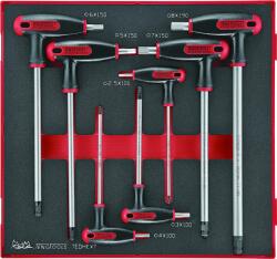 Teng Tools Zestaw 7 kluczy trzpieniowych sześciokątnych z rękojeścią poprzeczną Teng Tools TEDHEX7 (238320105)