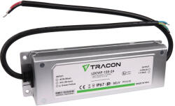 TRACON LDCVIP-150-24 Védett fém házas LED meghajtó 100-240VAC/24VDC, 150W, 0-6, 3A, IP67 (LDCVIP-150-24)
