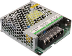 TRACON LDCV-50-24 Fém házas LED meghajtó 90-264VAC/24VDC, 50W, 0-2, 2A, IP20 (LDCV-50-24)