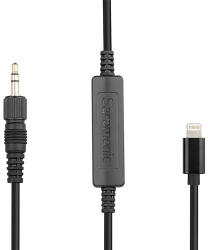 Saramonic LC-C35 3.5mm Jack (Rögzíthető Male) - iOS Lightning (Male) Audio adapter, átalakító kábel (45cm) (SR-LC-C35)