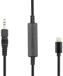 Saramonic LC-C35 3.5mm Jack (Rögzíthető Male) - iOS Lightning (Male) Audio adapter, átalakító kábel (45cm)
