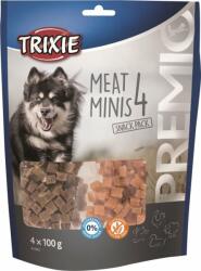 TRIXIE Przysmaki PREMIO 4 Carne Minis, pui, rață, vită, miel, 4 × 100 g (TX-31852)