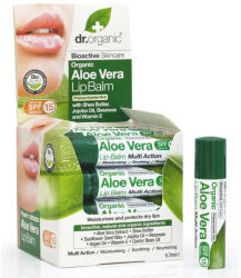 Dr Organic Bio Aloe Vera ajakbalzsam, 5, 7 ml
