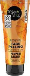 Organic Shop megújító arcpeeling tökmagolajjal és mézzel, 75 ml - hairpower