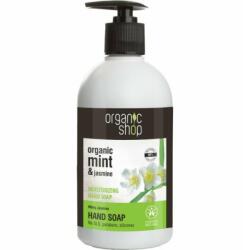 Organic Shop hidratáló folyékony szappan mentával és jázminnal, 500 ml