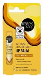 Organic Shop Collagen Filler ajakbalzsam méhviasszal és bio shea vajjal, 10 ml