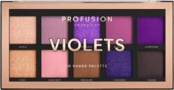 Profusion Cosmetics Profusion Violets Eyeshadow Palette - o paletă de 10 farduri de ochi (656497102187)