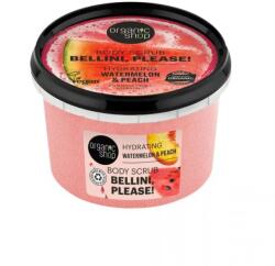 Organic Shop Bellini, please! hidratáló testradír görögdinnyével és barackkal, 250 ml - hairpower