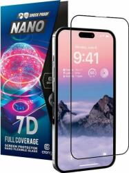 CRONG Crong 7D Nano Flexible Glass - Sticlă hibridă 9H care nu se sparge pentru întregul ecran al iPhone 14 Pro Max (CRG-7DNANO-IP14PM)