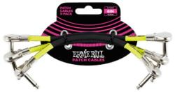 Ernie Ball 6059 Patch Kábel 15cm Lapos Fekete