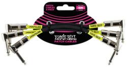 Ernie Ball 6050 Patch Kábel 15cm Fekete