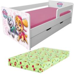 Oli's Pat Pentru Copii Paw Patrol Pink P1L 2-12 Ani Cu Sertar si Saltea Norisor Pc-p-lux-paw-pink-p1l-srt-80 (PC-P-LUX-PAW-PINK-P1L-SRT-80)