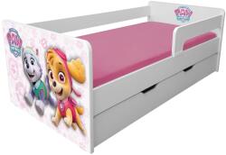 Oli's Pat Pentru Fetite 2-8 ani Paw Patrol Pink P1L Cu Sertar Pc-p-paw-pink-p1l-srt-70 (PC-P-PAW-PINK-P1L-SRT-70)