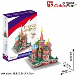 CubicFun Puzzle 3d Cubic Fun Catedrala Sfantul Vasile 92 piese (GXP-606535)