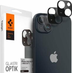 Spigen Sticla securizata Spigen pentru cameră Spigen Optik. tr Protector pentru cameră Apple iPhone 14/14 Plus negru [PACHET DE 2] (SPN2543)