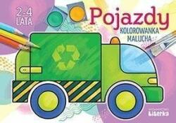 Literka Vehicule - carte de colorat pentru un copil mic de 2-4 ani (483159)