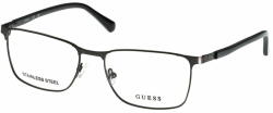 GUESS Rama ochelari de vedere Barbati Guess GU50105-007-55, Negru, Rectangular, 55 mm (GU50105 007 55) Rama ochelari