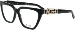 GUESS Rama ochelari de vedere Femei Guess GU2985-001-54, Negru, Fluture, 54 mm (GU2985 001 54)