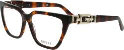 GUESS Rama ochelari de vedere Femei Guess GU2985-052-54, Havana, Fluture, 54 mm (GU2985 052 54) Rama ochelari