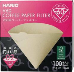 Hario Hario filtre de hârtie Misarashi maro - V60-02 - Cutie 100 buc (VCF-02-100MK)