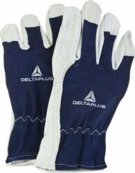 Delta Plus Mănuși din piele de capră Delta Plus din Jersey Spate Alb-Albastru Mărimea 9 CT402BL09 (CT402bl09)