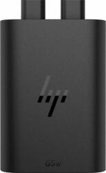HP Zasilacz do laptopa HP Zasilacz sieciowy HP GaN USB-C 65W (czarny) (600Q7AA)