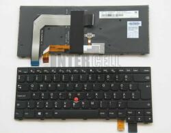 Lenovo Thinkpad T460p T470p series háttérvilágítással (backlit) trackpointtal (pointer) fekete magyar (HU) laptop/notebook billentyűzet