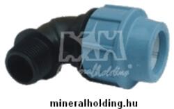 KPE könyök idom 25 x 1/2" KM, 16 bar (02090050)