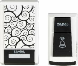 ZAMEL Sonerie wireless Zamel Tango ST-910, raza de actiune 100 m, 80 dB, Alb/Negru (ST-910)