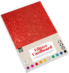 Creative Craft Group B. V Glitteres kartonpapírok A4 20 gramm 10 oldal (CR0042/GE)