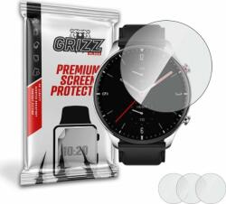 GrizzGlass Set 4 folii protectie smarwatch, Grizz Glass, Hydrogel, Silicon, Compatibil cu Xiaomi Huami Amazfit GTR 2, Transparent (GRZ927)