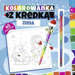 Wydawnictwo Pryzmat Kolorowanka z kredką. Zima (458858)
